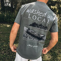 Washed Up Local Blue Spruce Jon Boat Pocket Tee