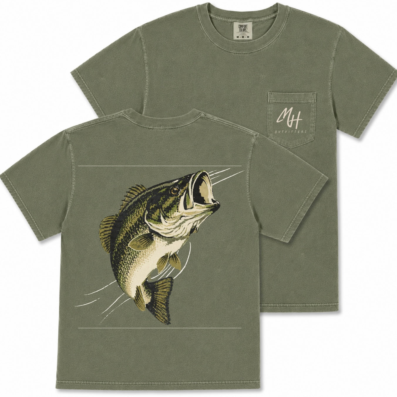 The Largemouth Heritage Pocket Tee